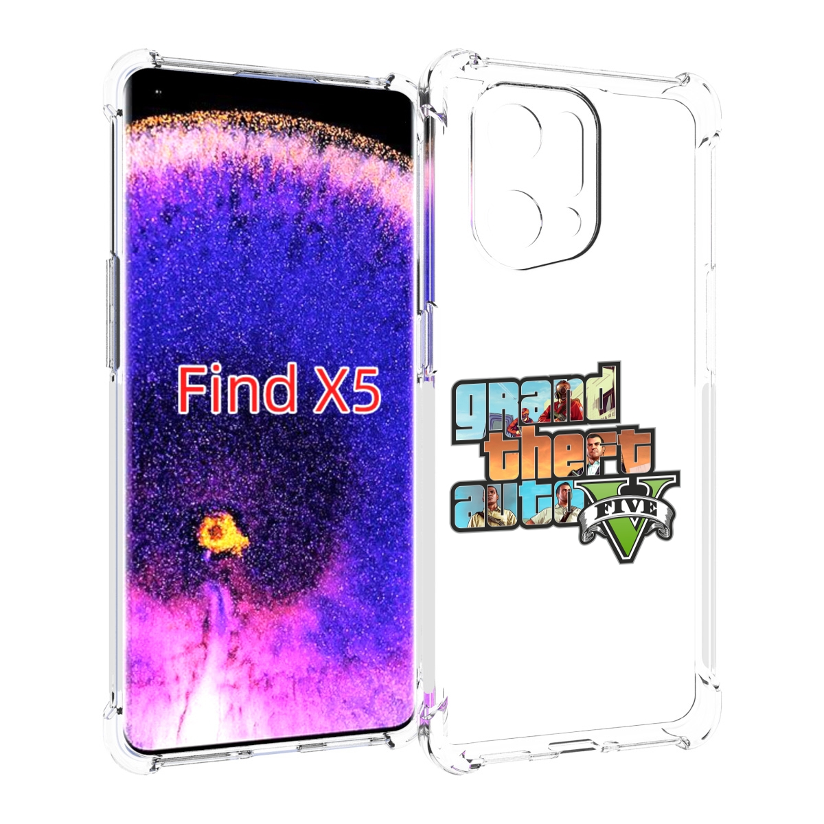 

Чехол MyPads ГТА для Oppo Find X5, Прозрачный, Tocco