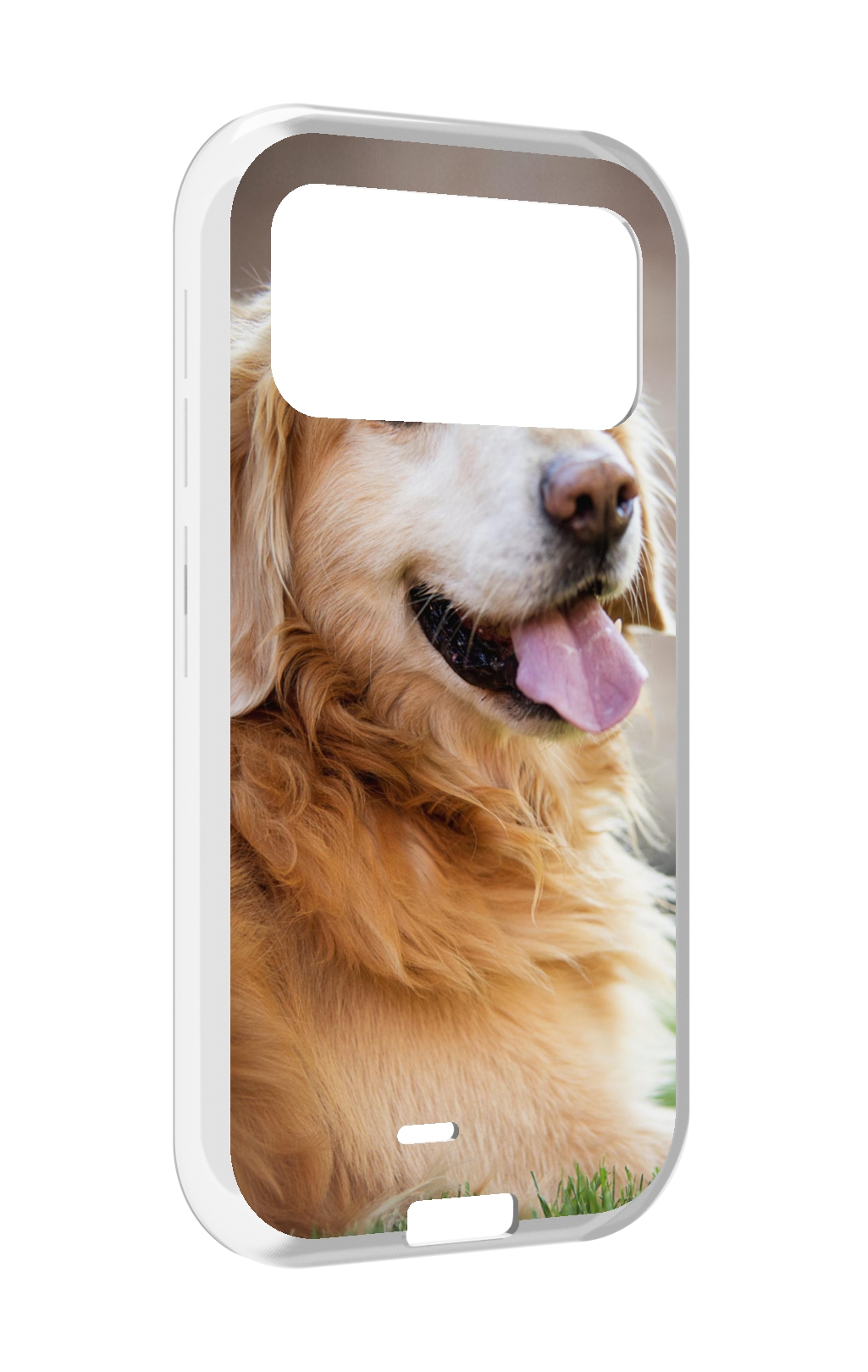 

Чехол MyPads золотистыи ретривер для Oukitel F150 H2022, Прозрачный, Tocco