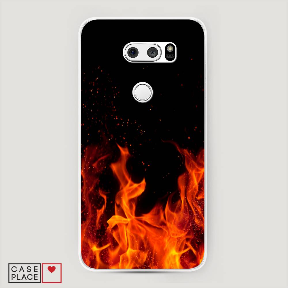 

Чехол Awog на LG V35 ThinQ "Все в огне", Оранжевый;черный, 83650-4