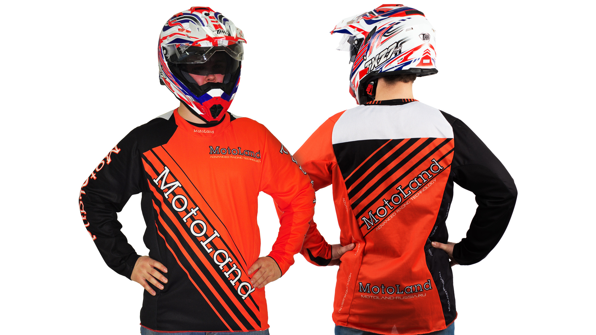 

Джерси/футболка для мотокросса MotoLand Racing Team / ORANGE (L)