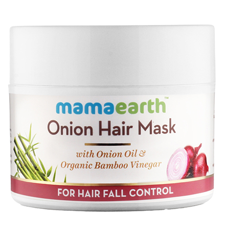 Купить Маска для ускорения роста волос Onion Oil MamaEarth 200 мл, Индия