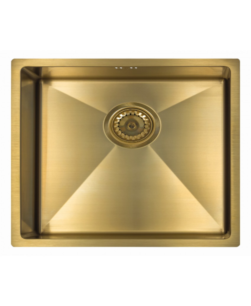 фото Seaman кухонная мойка seaman eco marino sme-580 gold satin нержавеющая сталь