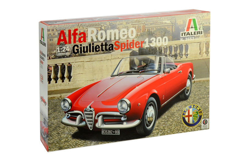 

Сборная модель Italeri 1/24 Alfa Romeo Guiletta Spider 1300 3653