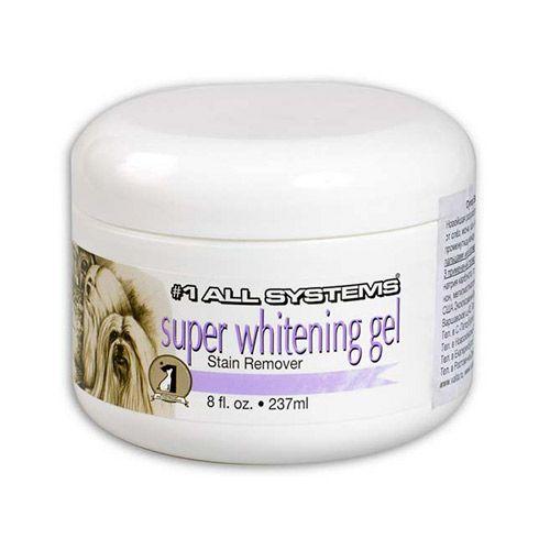 Гель для кошек и собак 1 All Systems Whitening gel для шерсти отбеливающий 237 мл