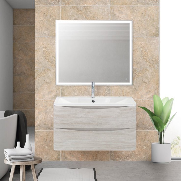 

BelBagno Мебель для ванной BelBagno Acqua 80 подвесная, rovere vintage bianco