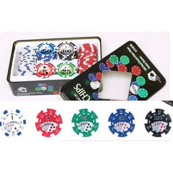 Набор покерных фишек 100 FG-B-008 KNP-FG-B-008