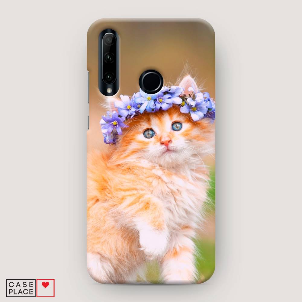

Чехол Awog "Рыжий кот в венке" для Honor 20e, 6104120-1