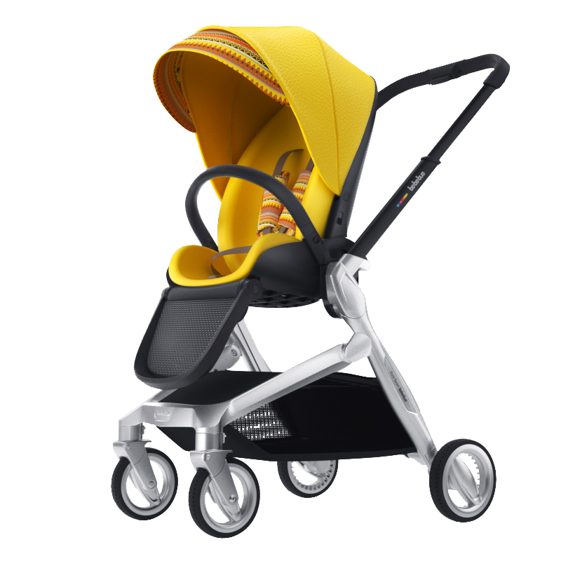 

Детская прогулочная коляска BeBeBus Art Plus, yellow, BAPy, Art Plus