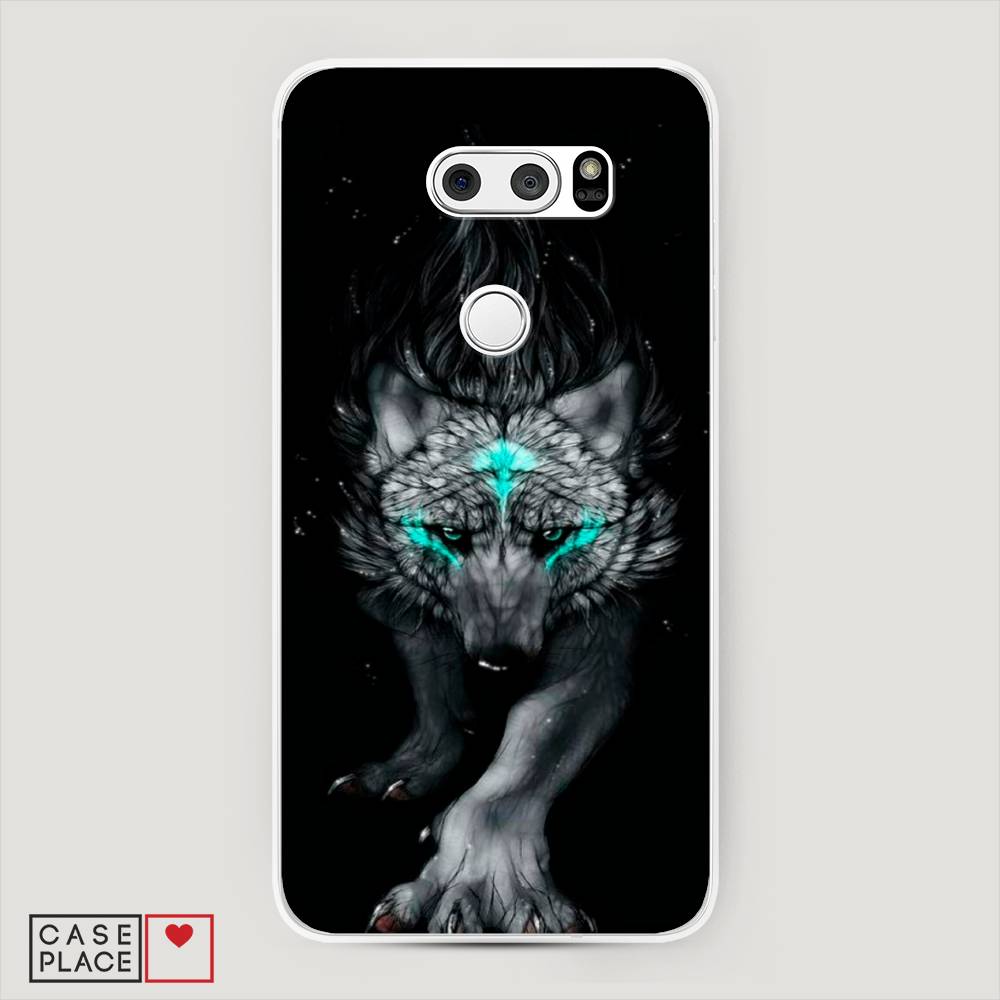 

Чехол Awog на LG V35 ThinQ "Волшебный волк", Черный;серый, 83650-2
