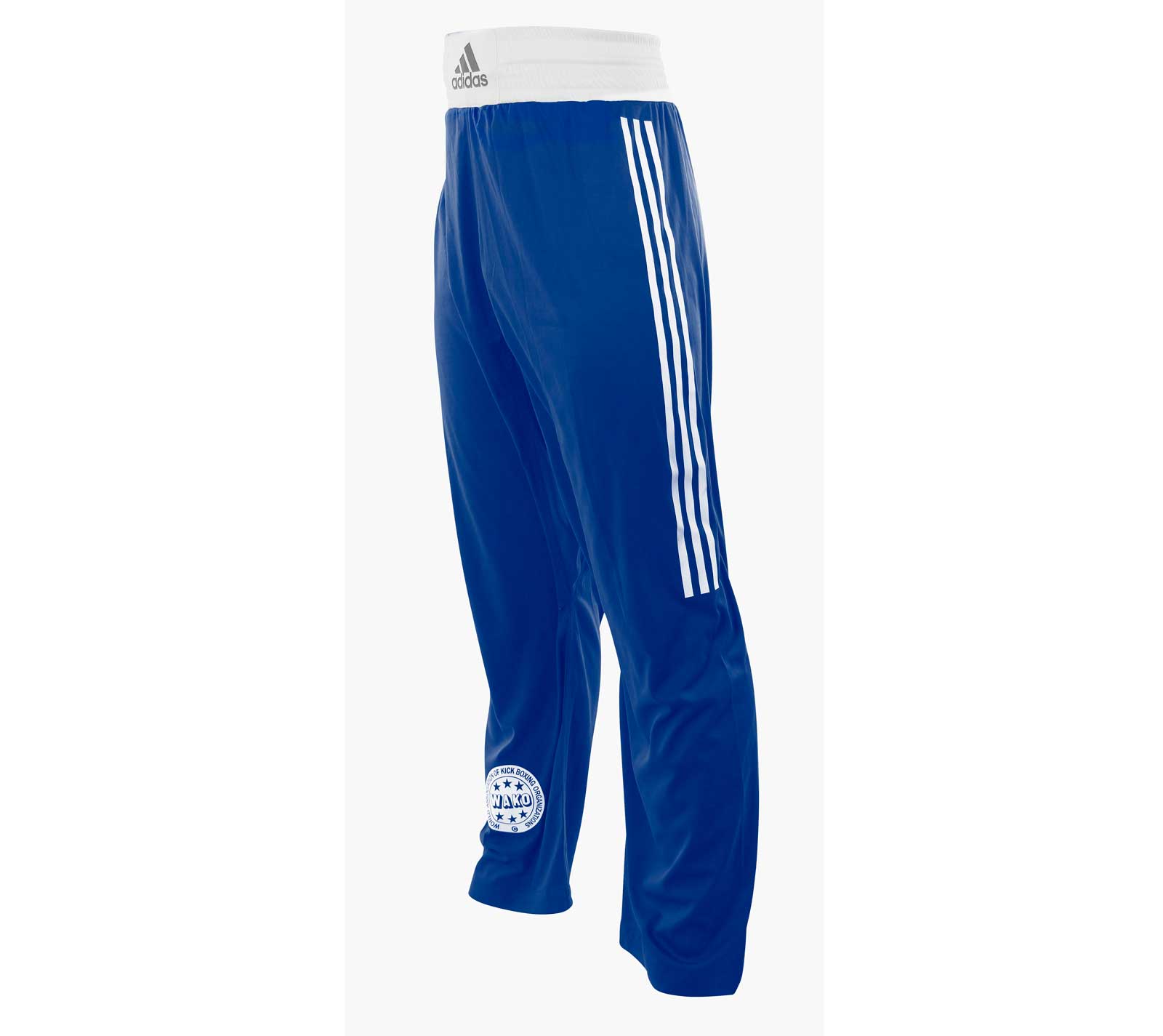 

Брюки для кикбоксинга WAKO Full Contact Pants Punch Line синие размер 190 см, Синий