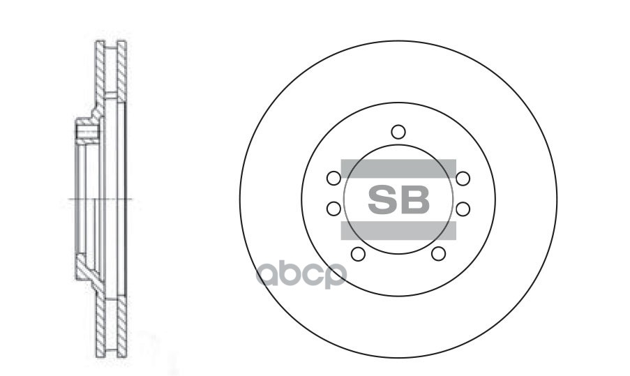 

Диск Торм.Пер.Hyundai Grandeur Xg Sangsin brake арт. SD1027
