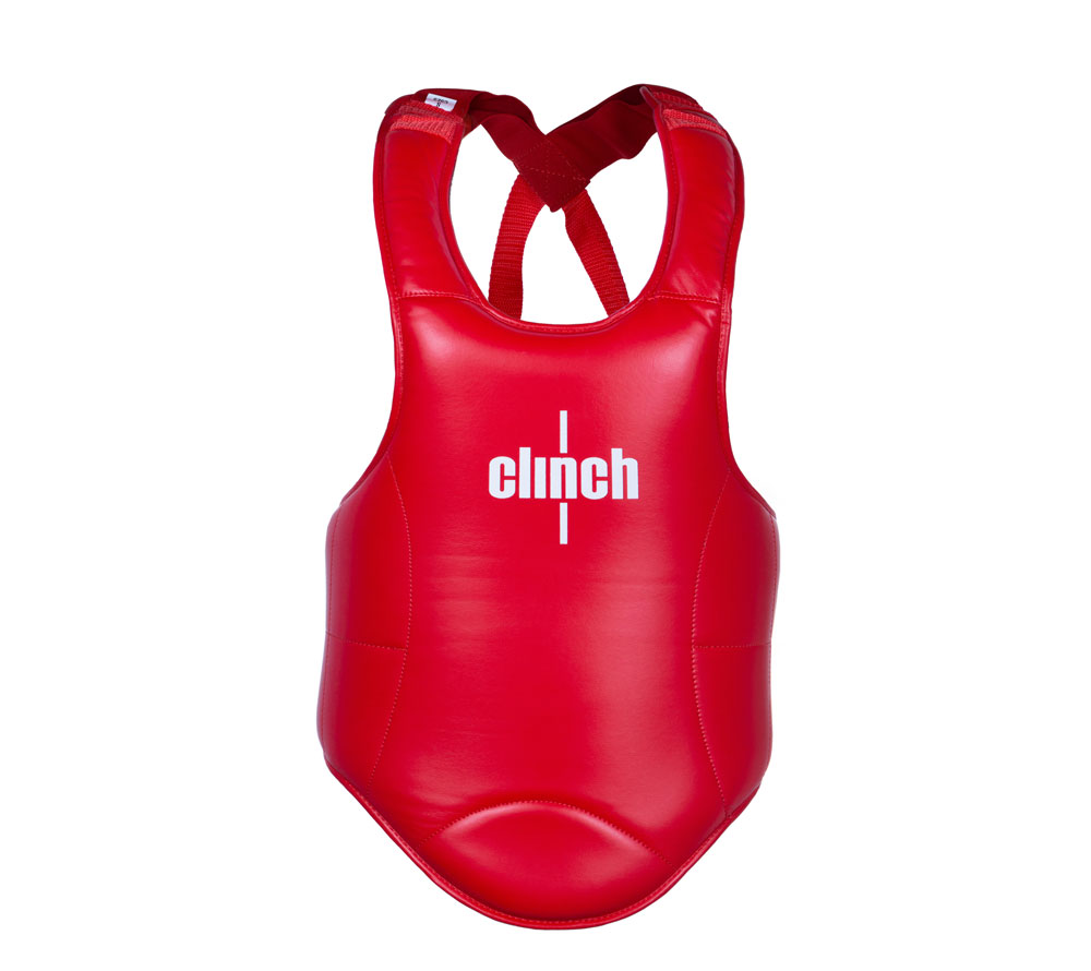 Защита корпуса Clinch Thai Chest Guard красная, размер M