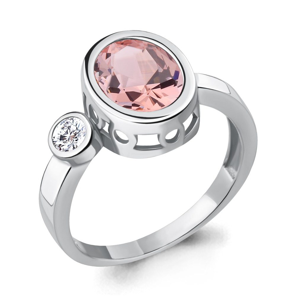 

Кольцо из серебра с морганитом р. 18 Aquamarine 6916990А_925_р, 6916990А_925_р