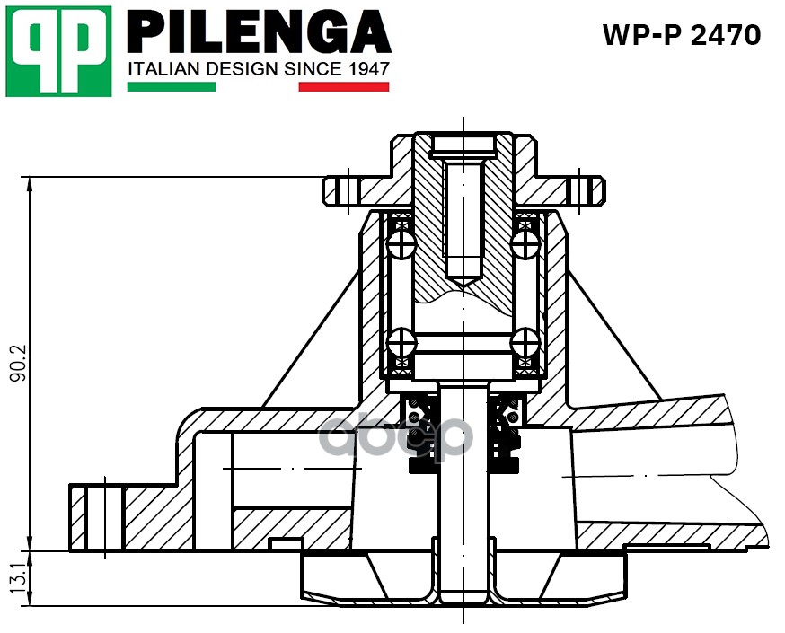 

Насос Охлаждения Двс Wp-P2470 PILENGA арт. WP-P2470