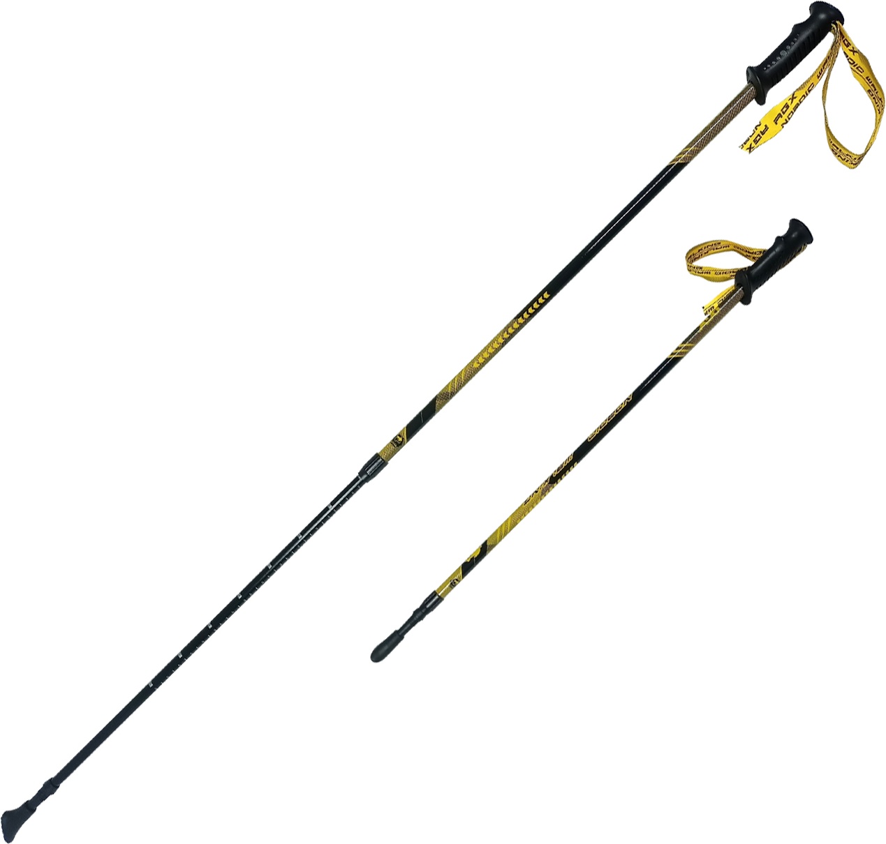 Палки для скандинавской ходьбы RGX NWS-120, зеленый/черный, 85-135 см