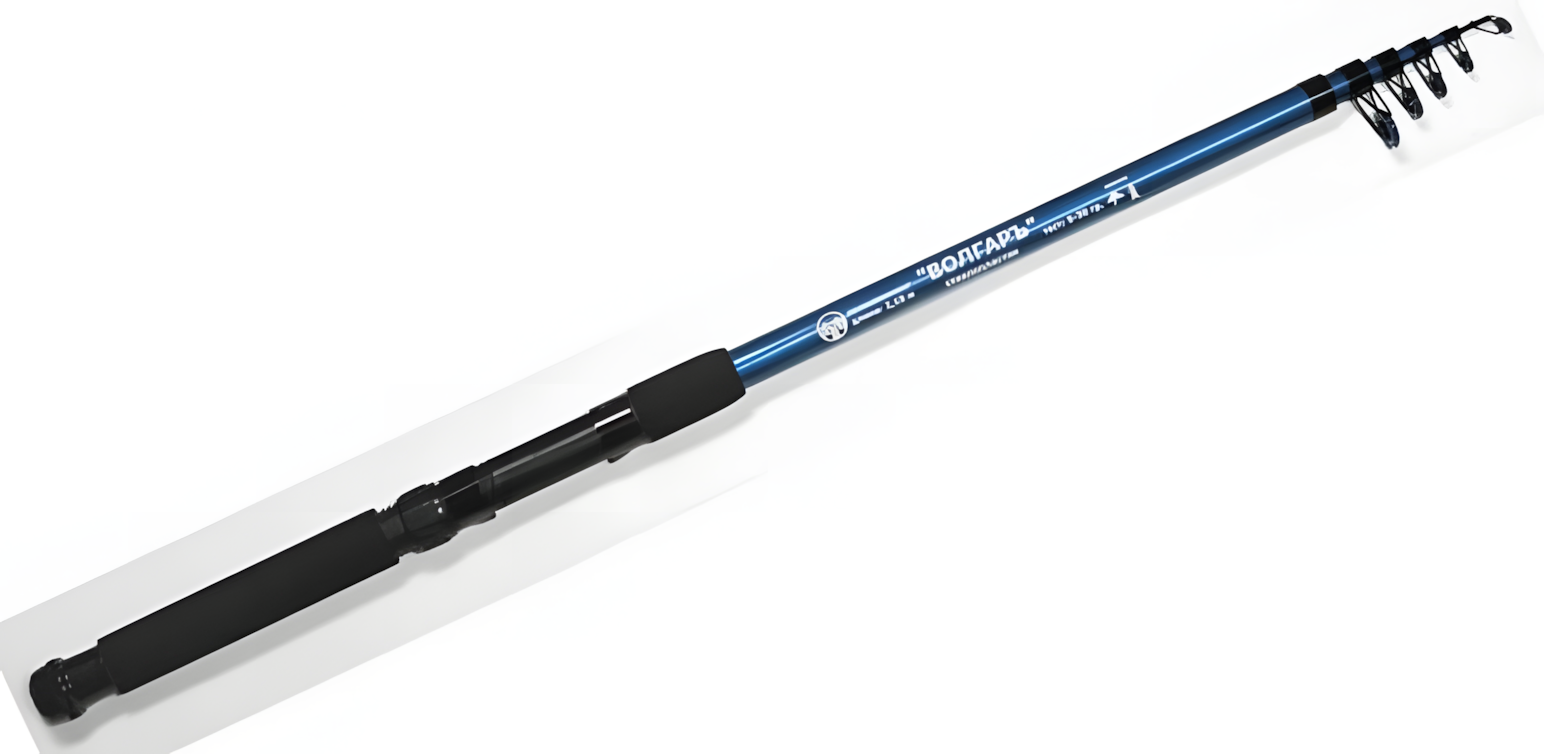 

Спиннинг телескопический Волжанка Волгарь 2.7м тест 20-60г стекловолокно, Волгаръ