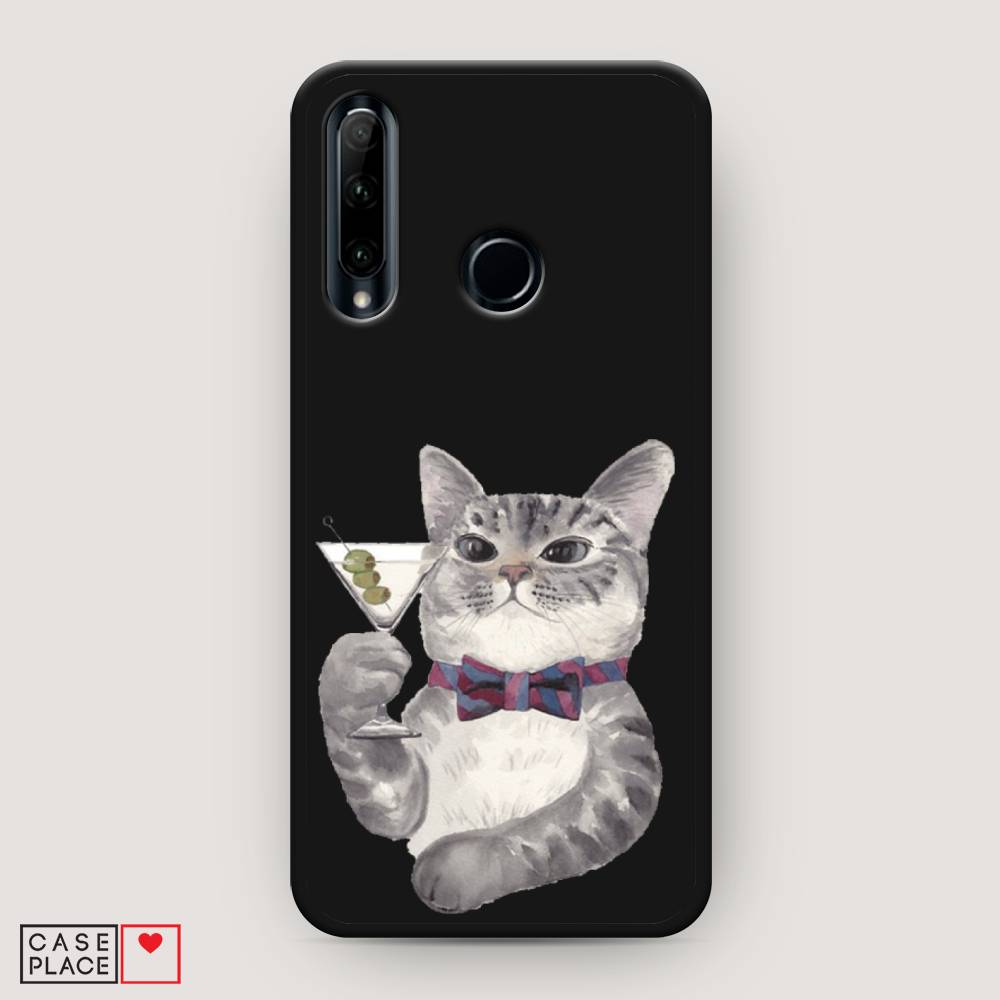 

Чехол Awog "Кот джентльмен" для Honor 20e