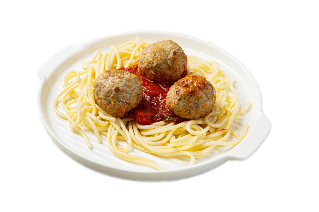 

Фрикадельки ВкусВилл из индейки со спагетти 200 г