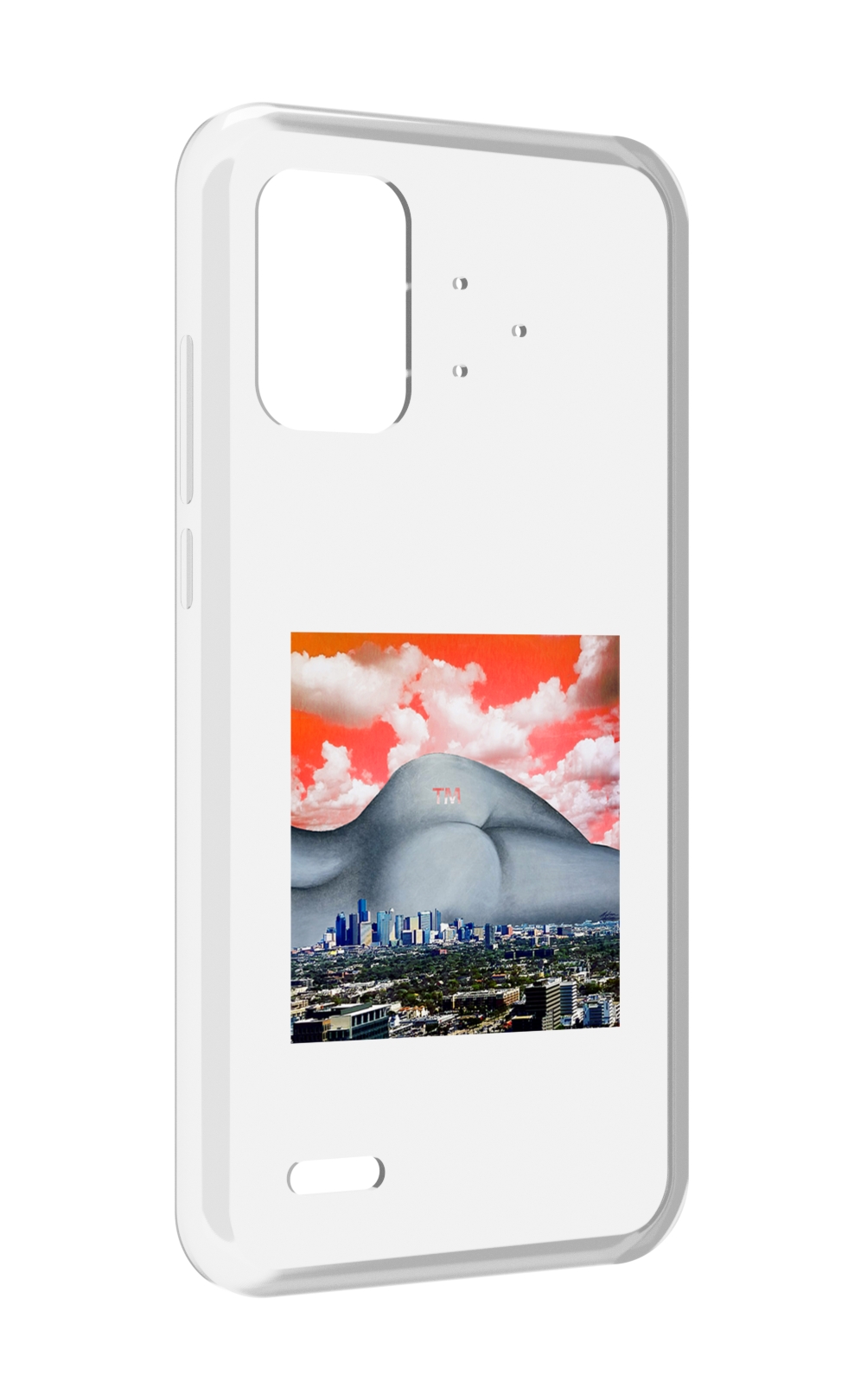 

Чехол MyPads город с девушкой на фоне для UMIDIGI Bison Pro, Прозрачный, Tocco