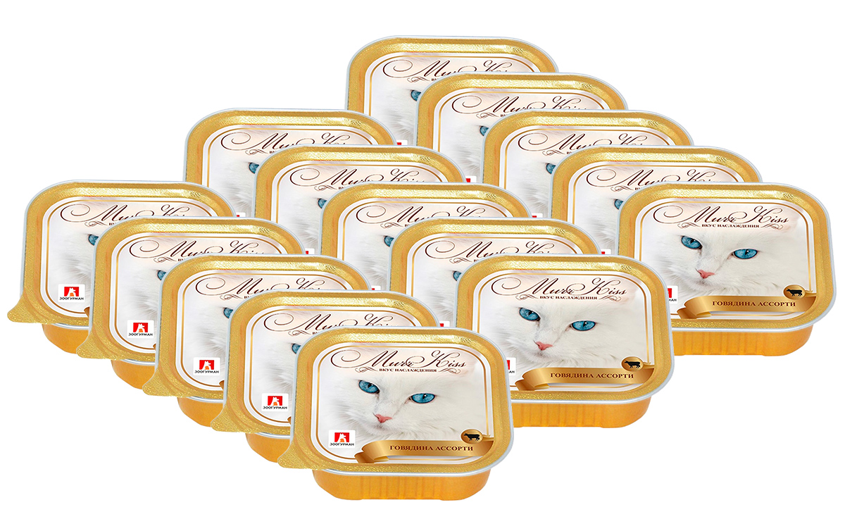 

Консервы для кошек Зоогурман Sterilised, с говядиной, 15шт по 100г, Sterilised