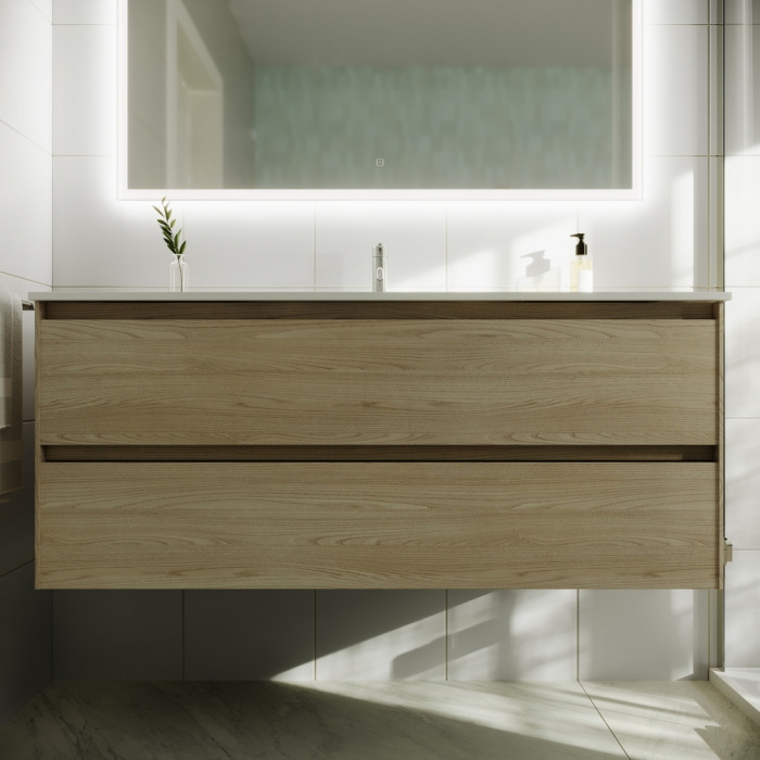 

Тумба с раковиной Sancos Cento 120-1 карпатская ель, Коричневый, Cento