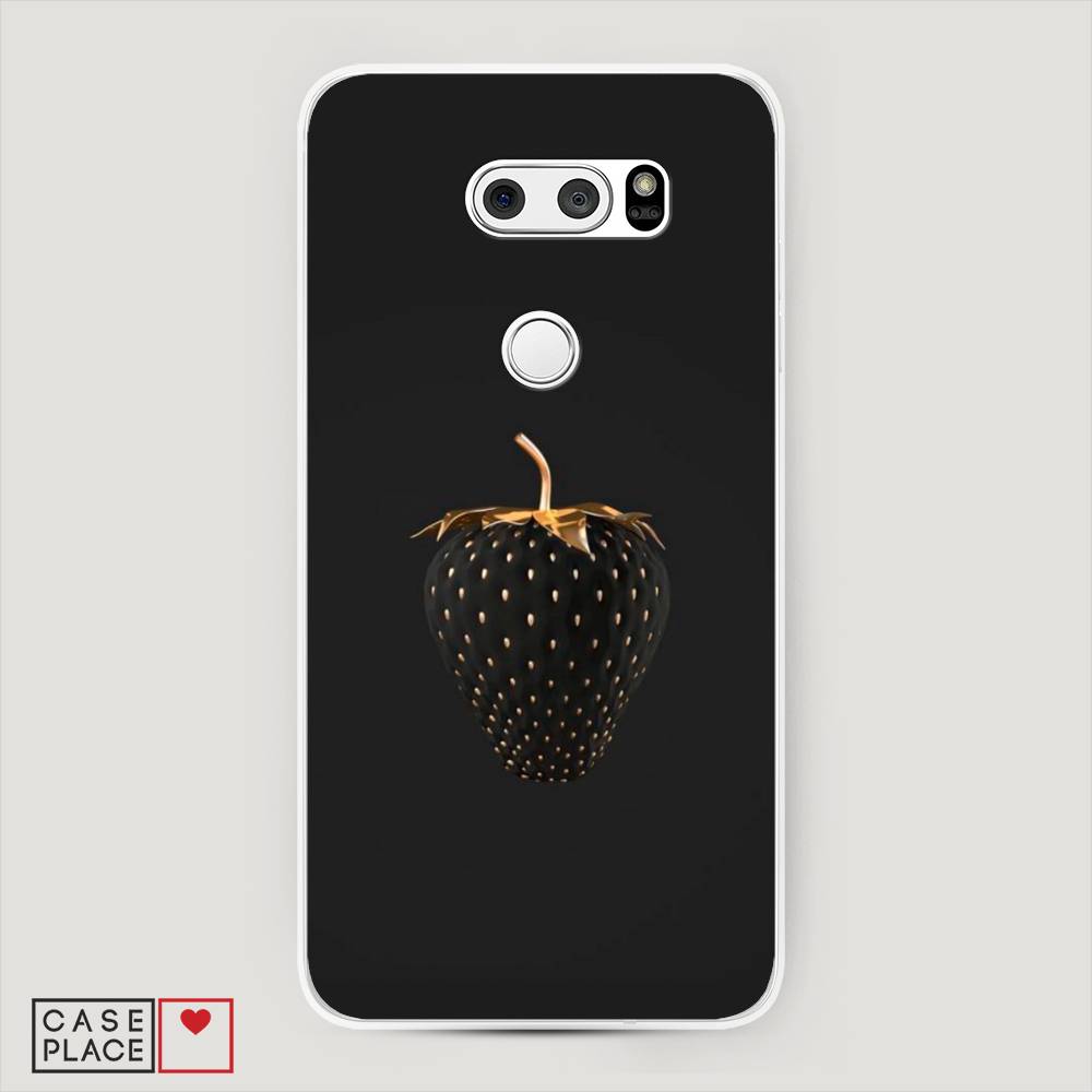 

Чехол Awog на LG V35 ThinQ "Черно-золотая клубника", Черный;золотистый, 83650-10