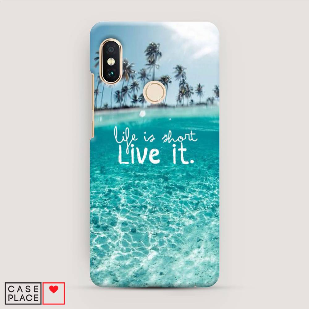 фото Пластиковый чехол "live it" на xiaomi redmi note 5 awog