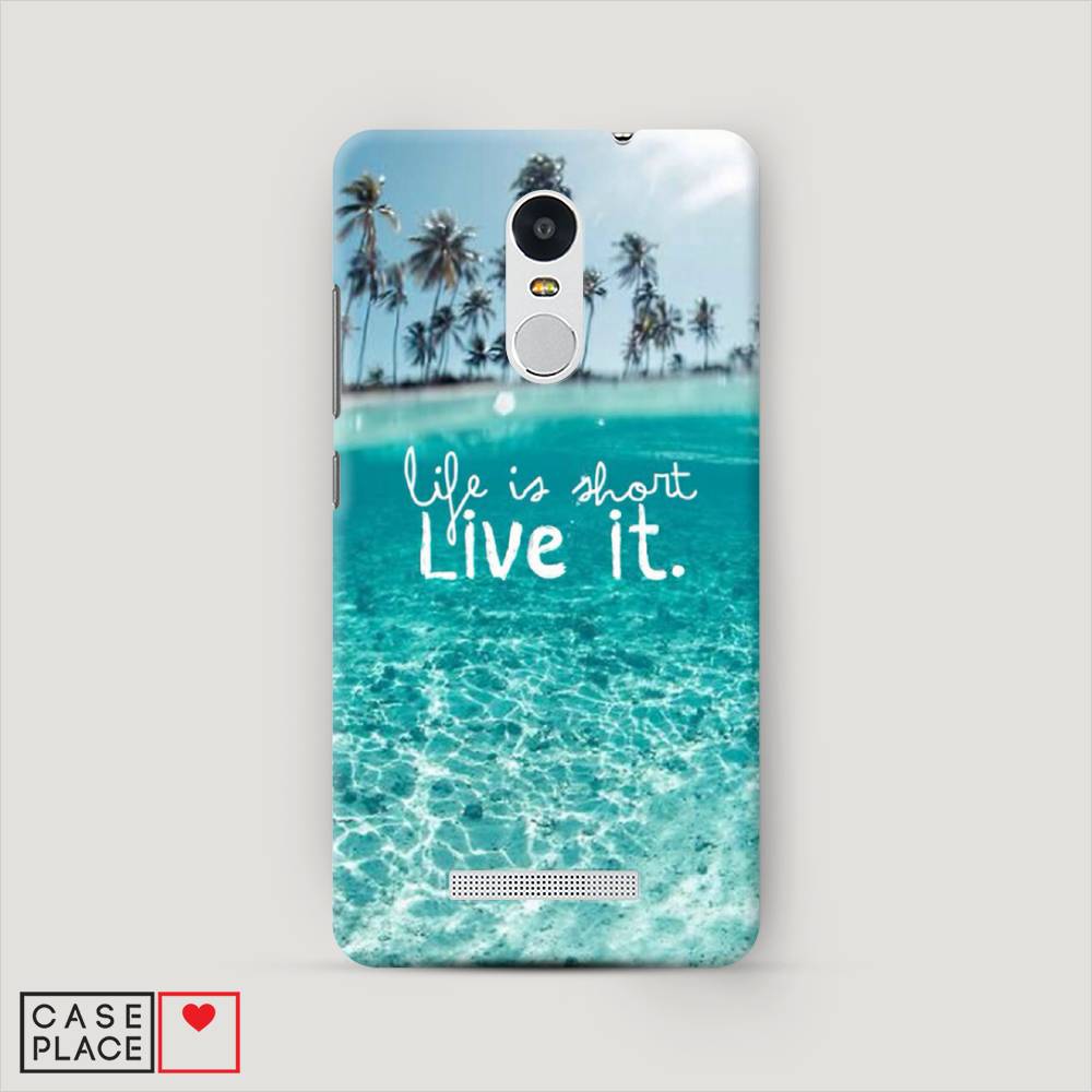 

Пластиковый чехол "Live it" на Xiaomi Redmi Note 3