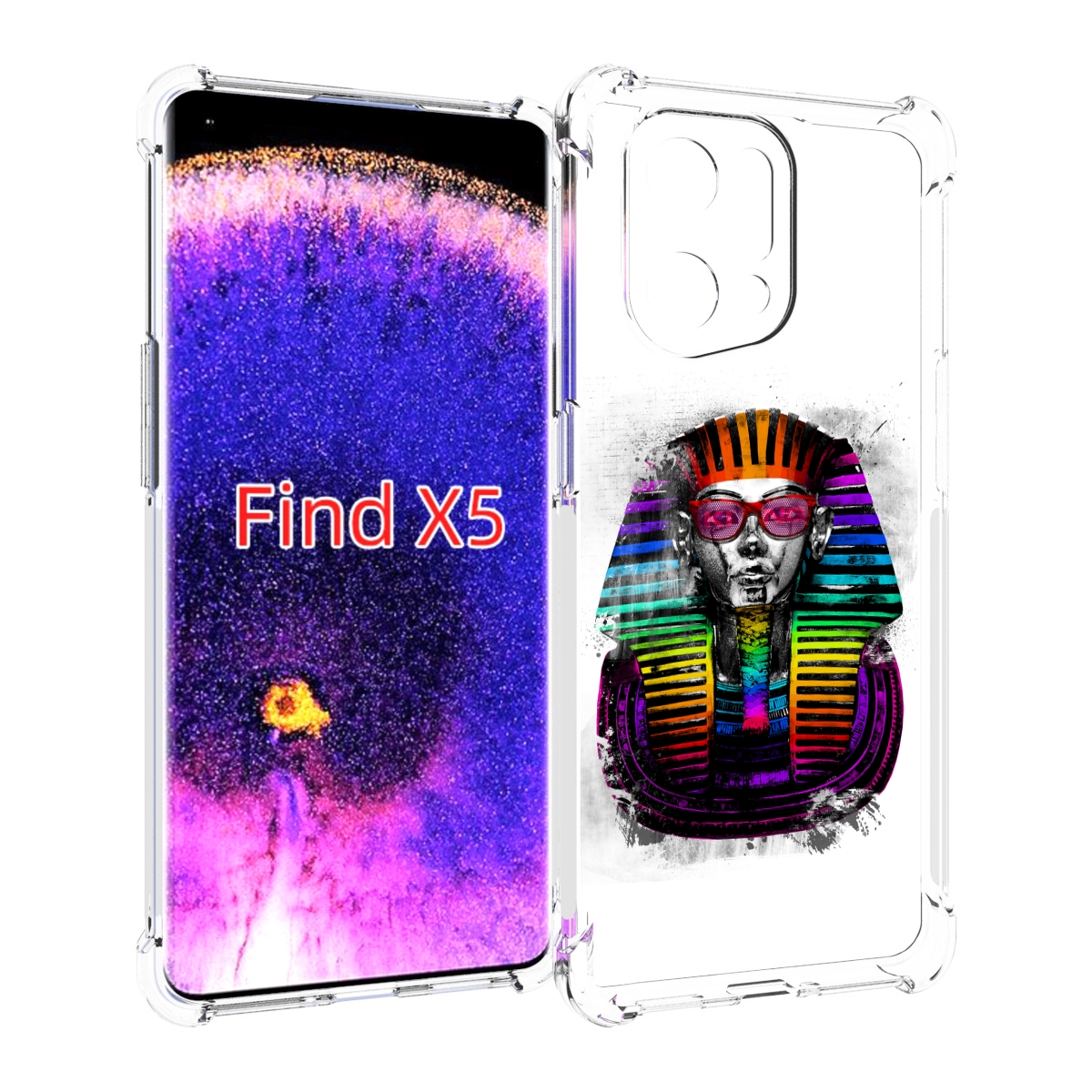 

Чехол MyPads модная богиня для Oppo Find X5, Прозрачный, Tocco