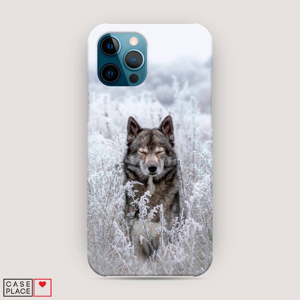 

Пластиковый чехол "Волк в поле" на Apple iPhone 12 Pro Max, 12720-1