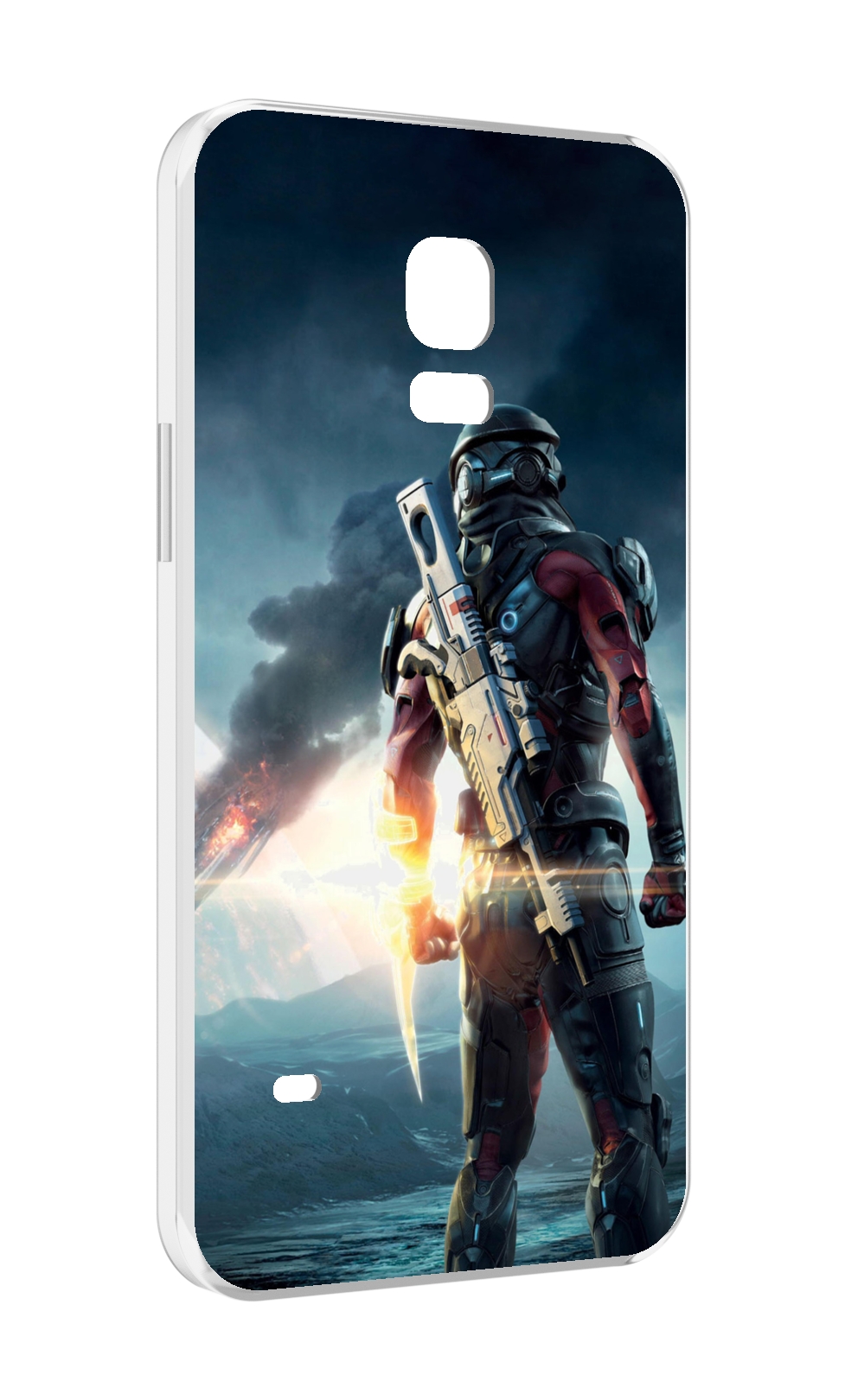 

Чехол MyPads Mass Effect Andromeda Ryder для Samsung Galaxy S5 mini, Прозрачный, Tocco