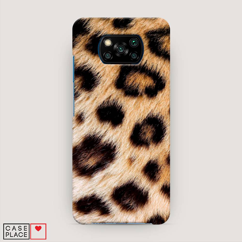 

Пластиковый чехол "Леопардовый принт" на Xiaomi Poco X3 NFC, 39220-2