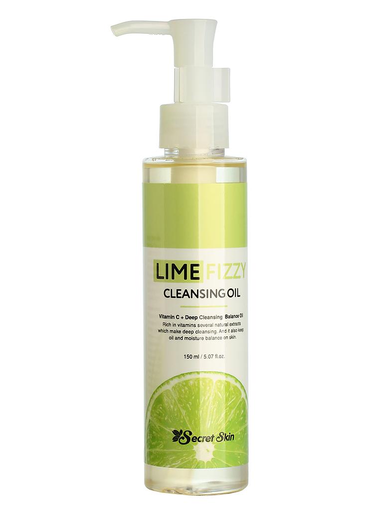 фото Масло для лица secret skin lime fizzy cleansing oil 150 мл