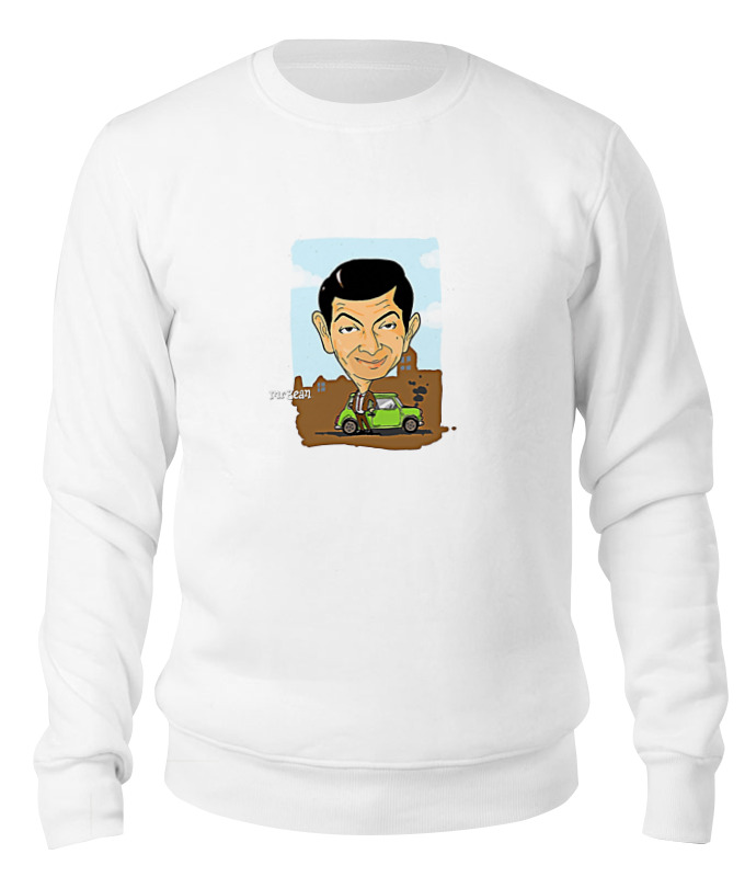 

Свитшот унисекс Printio Mr.bean белый 2XL, Mr.bean