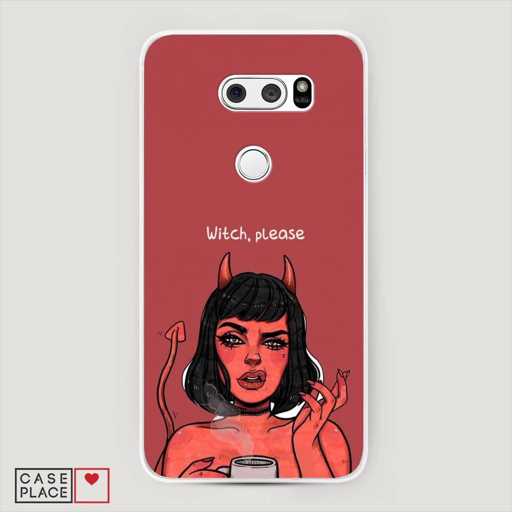 

Чехол Awog на LG V35 ThinQ "Evil Girl", Красный;черный, 83650-6
