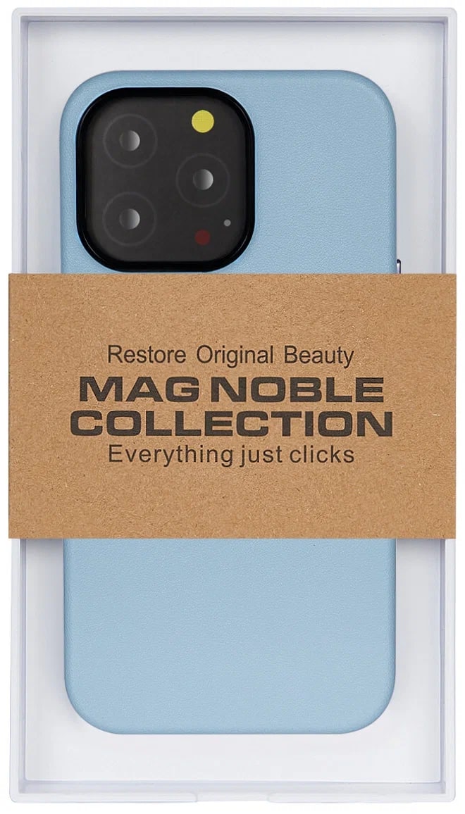 

Чехол K-DOO Mag Noble Collection для iPhone 15 Plus - Голубой