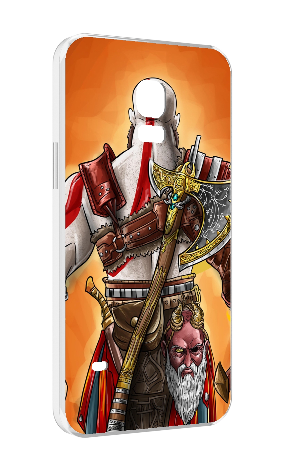 

Чехол MyPads God of War для Samsung Galaxy S5 mini, Прозрачный, Tocco