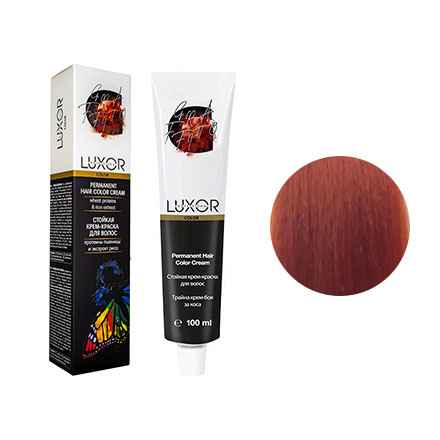 Крем-краска для волос Color 7.40 Luxor Professional