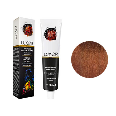 Крем-краска для волос Color 7.4 Luxor Professional тонирующая краска londa professional ammonia free 4 71 шатен коричнево пепельный