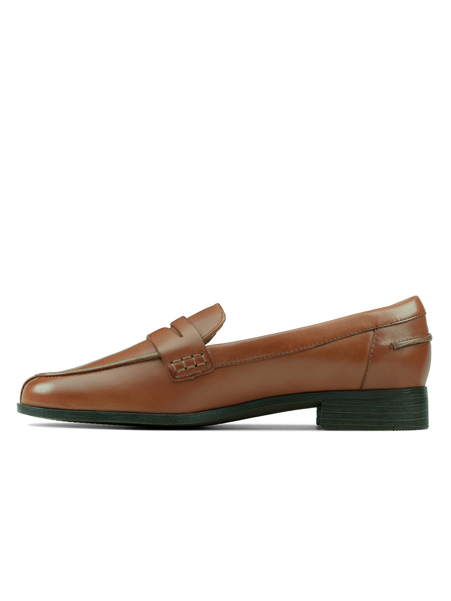 

Лоферы женские Clarks Hamble Loafer 26147740 коричневые 39 EU, Hamble Loafer 26147740