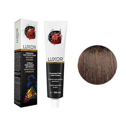 Крем-краска для волос Color 7.17 Luxor Professional