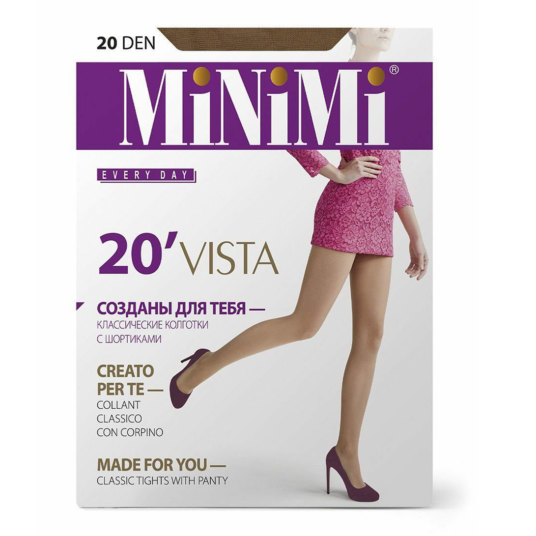 

Колготки женские Minimi Basic коричневые 2