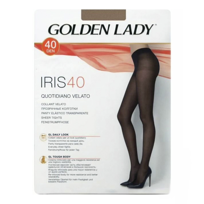 

Колготки женские Golden Lady коричневые 4