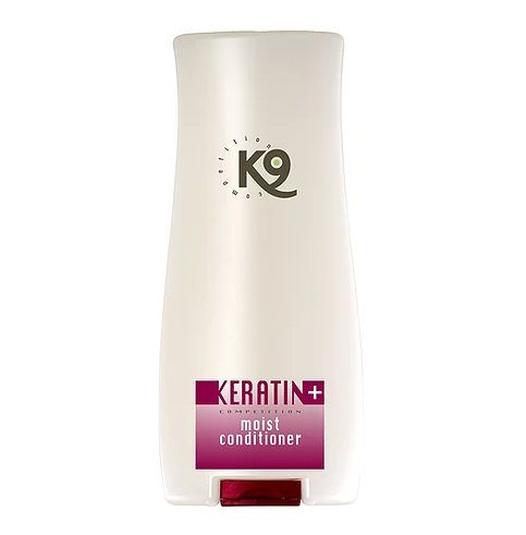 фото Кондиционер для собак и кошек keratin + moist сoat repair moisturizer k9, 300 мл k9 competition