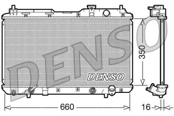 

Радиатор Основной Denso Drm40010 Denso арт. DRM40010