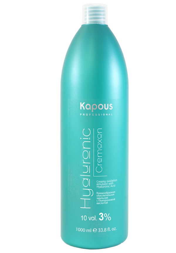 фото Эмульсия окислительная kapous professional hyaluronic acid кремообразная, 3%, 1,05 л