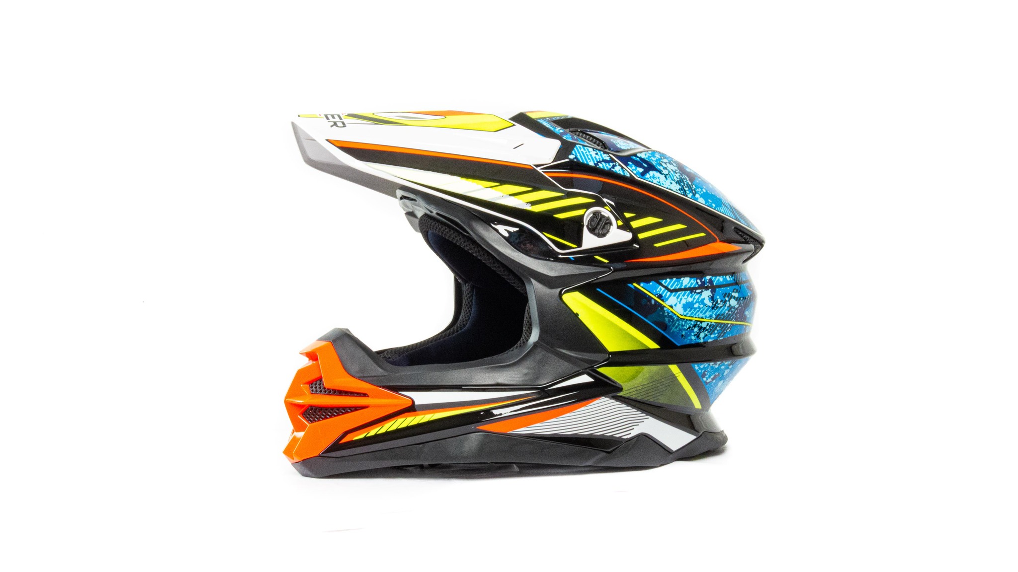 

Шлем мото кроссовый HIZER J6803 (S) #4 BLACK/BLUE
