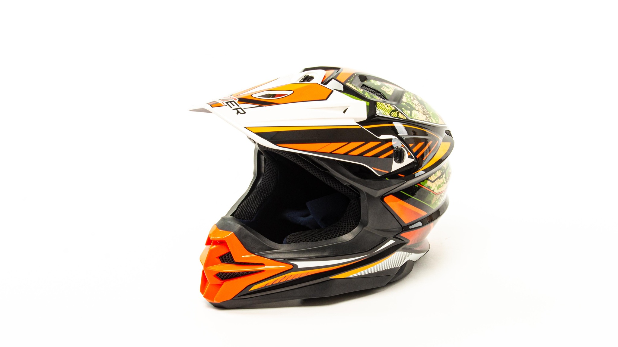 

Шлем мото кроссовый HIZER J6803 (L) #5 BLACK/GREEN/ORANGE