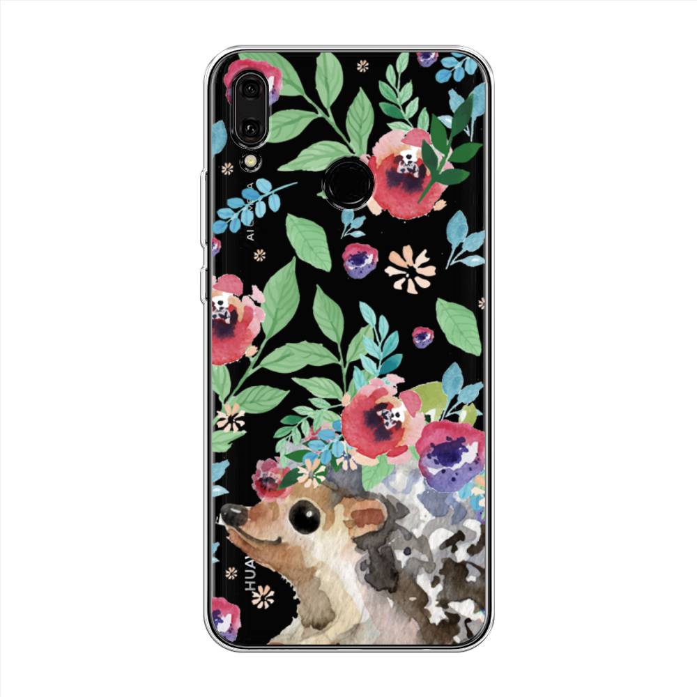 

Чехол Awog "Ежик в цветах акварель" для Huawei Y9 2019
