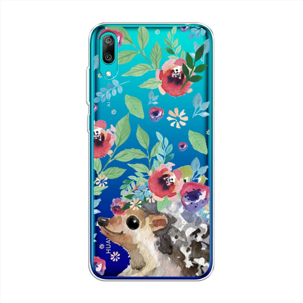 

Чехол Awog "Ежик в цветах акварель" для Huawei Y7 Prime 2019